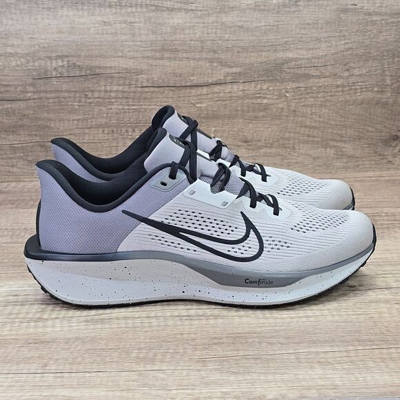 Nike Quest 6 Men's Size 11.5 Gray Black Running Shoes (IB4002-014) - Picture 1 of 9